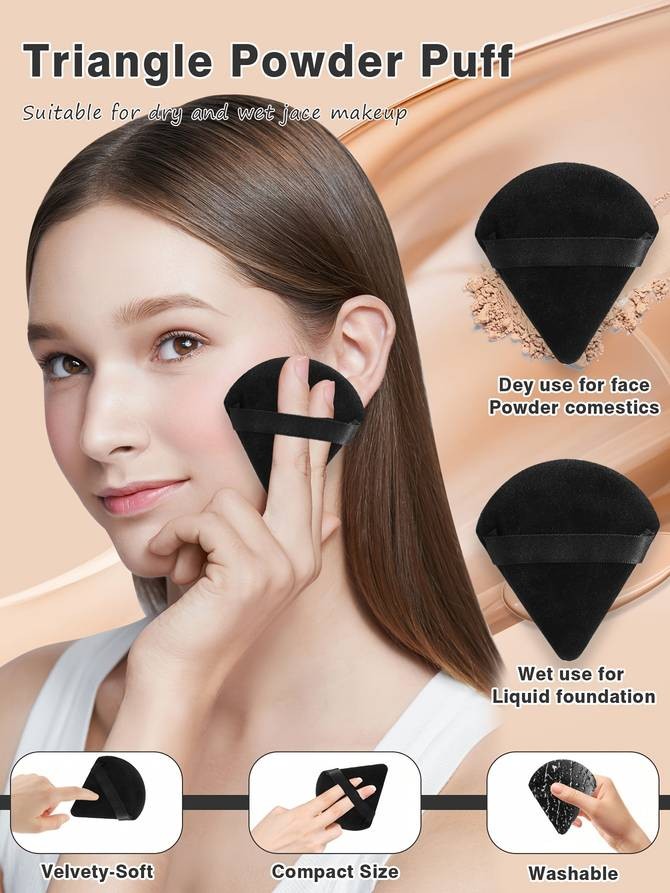 45pcs Complete Makeup Tools Set  Brushes, Sponges, Puffs, Cleaning Tool & Accessories