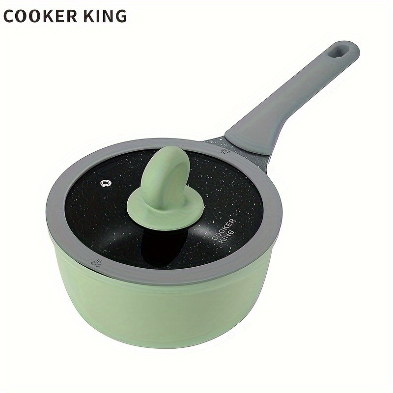 COOKER KING Nonstick Daily-Use Saucepan with Lid  Safe PFOA-Free Design for Smooth Cooking on All NZ Cooktops