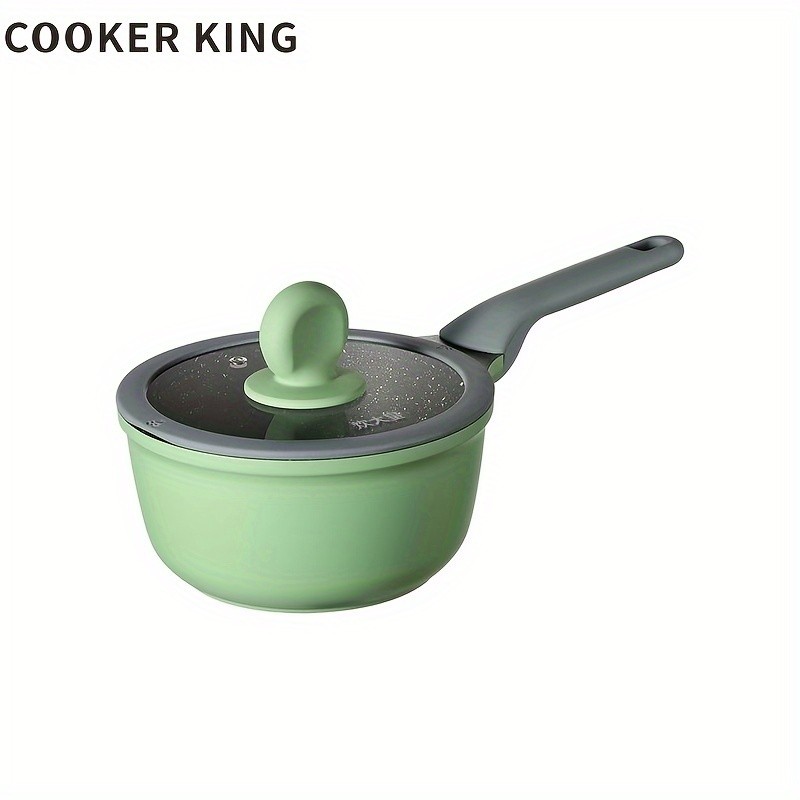 COOKER KING Nonstick Daily-Use Saucepan with Lid  Safe PFOA-Free Design for Smooth Cooking on All NZ Cooktops