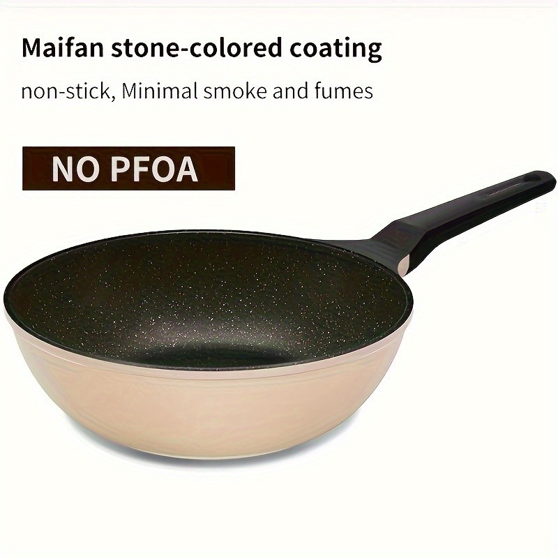 COOKER KING 9.45-Inch Deep Nonstick Fry Pan with Glass Lid  Restaurant-Grade, PTFE/PFOA-Free Skillet for All NZ Cooktops