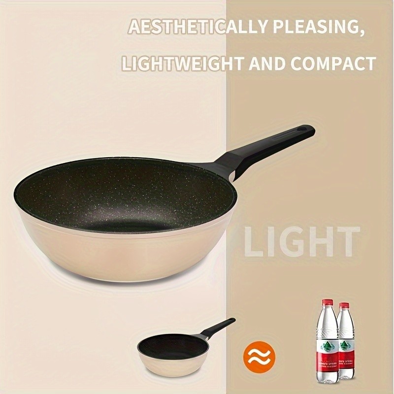 COOKER KING 9.45-Inch Deep Nonstick Fry Pan with Glass Lid  Restaurant-Grade, PTFE/PFOA-Free Skillet for All NZ Cooktops