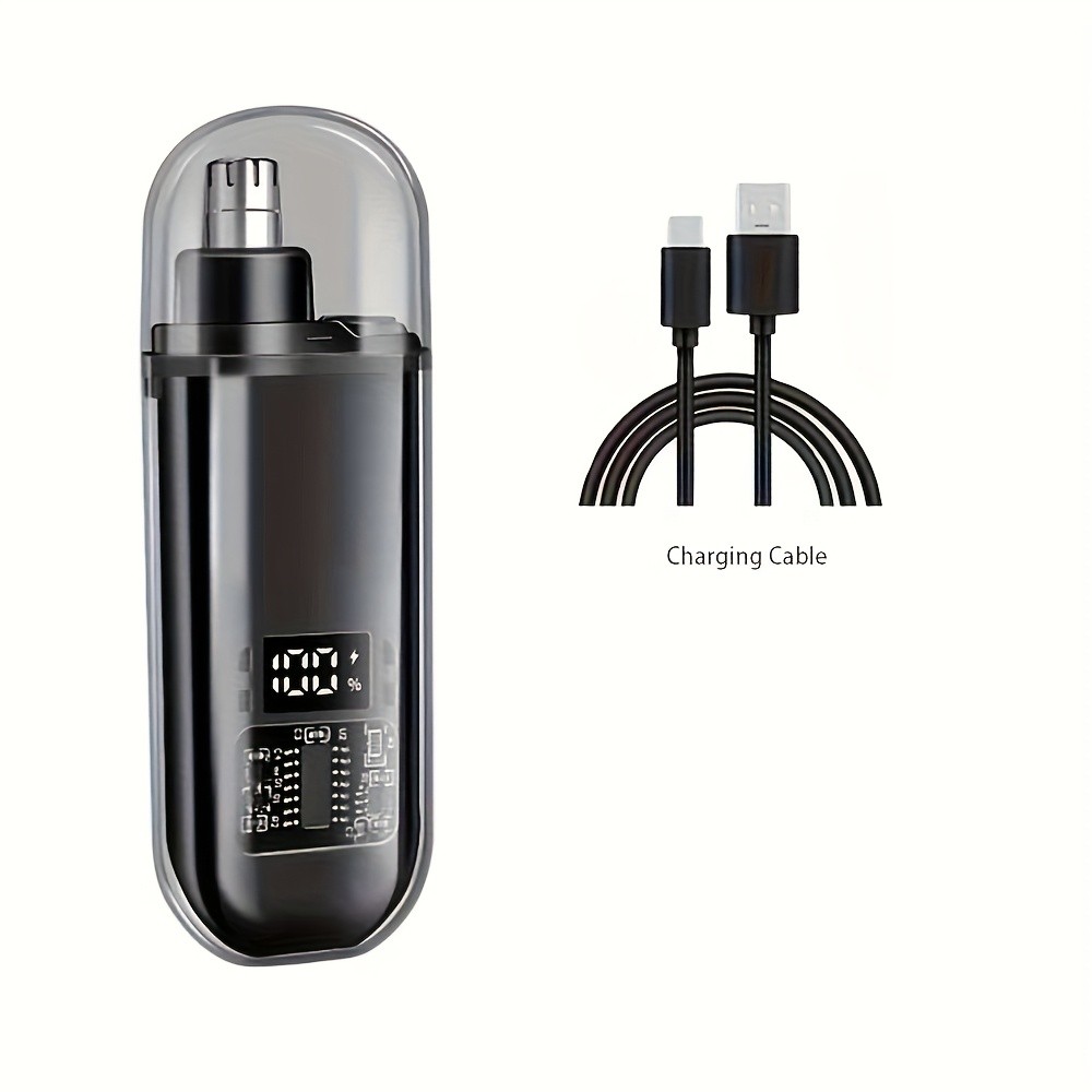 FEIYBA Mini USB Nose Hair Trimmer  Compact, Stylish & Cordless Grooming for Men and Women