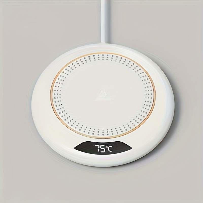 FEIYBA Smart USB Hot Cup Warmer  3-Temp Heating Pad with 8-Hour Timer for Coffee, Tea & Daily Hot Drinks