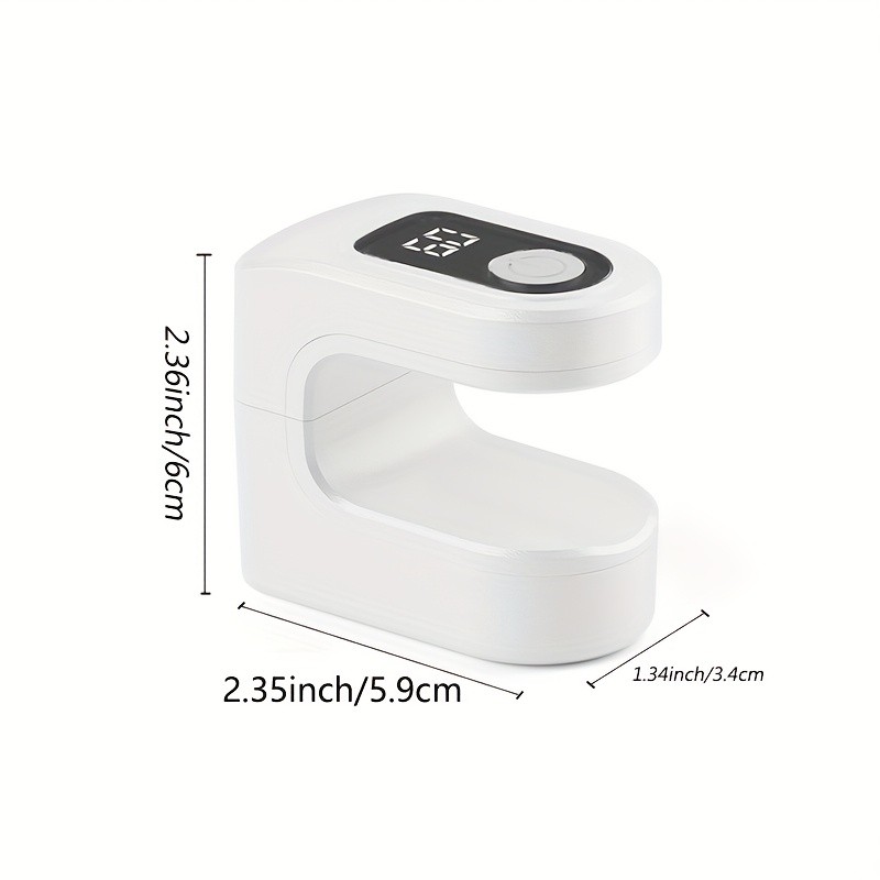 FEIYBA Mini Wireless Nail Enhancement Lamp with Digital Display  Portable USB Gel Curing Light for Manicures & Pedicures