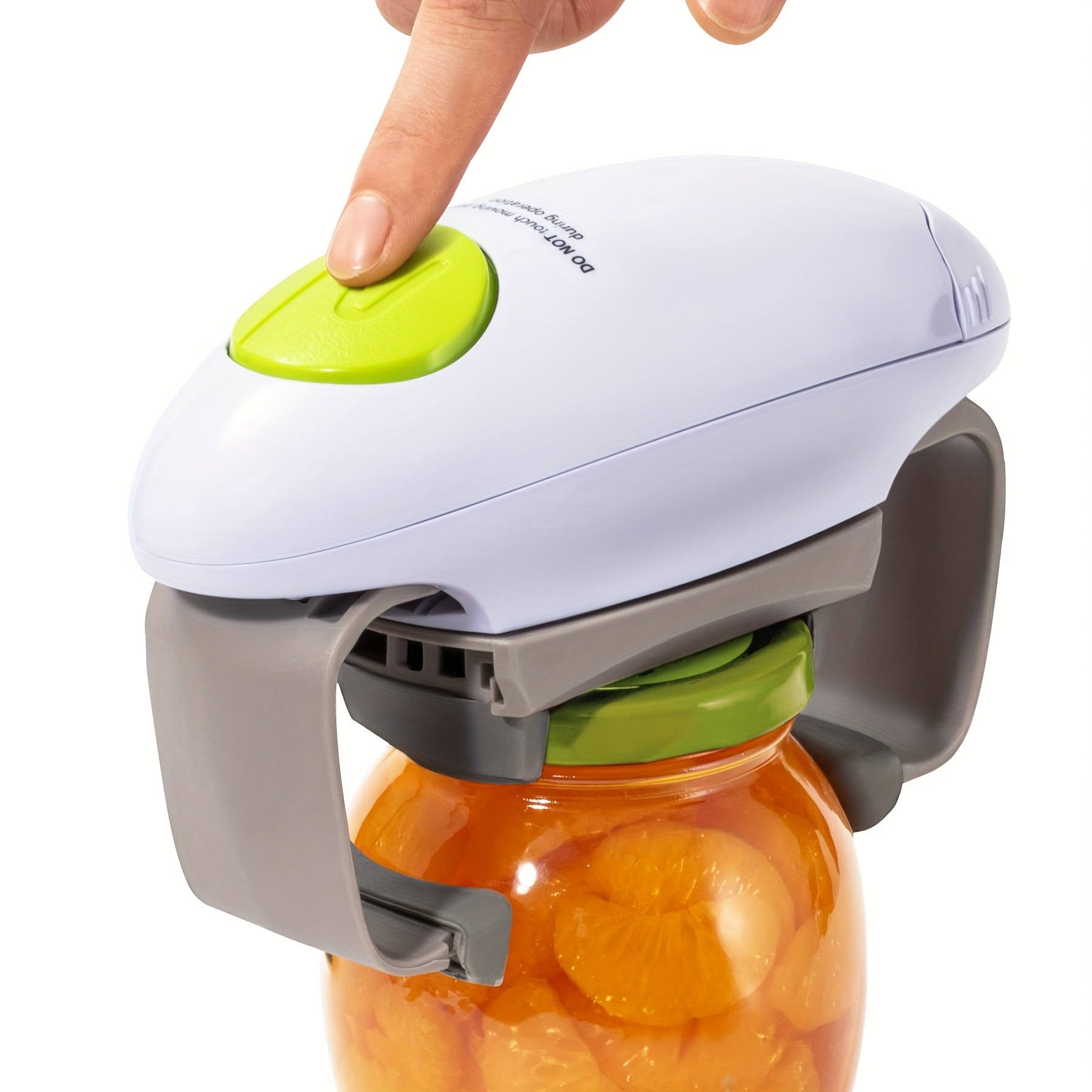 FEIYBA Torque-Assist Electric Jar & Can Opener  One-Touch, Battery-Powered Kitchen Tool for All Jar Sizes