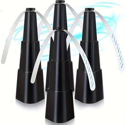 STNYNY Electric Fly Swatter  3-Mode Wind, 360 Rotating, Battery-Powered Pest Control Tool Portable  Indoor/Outdoor Use  Ideal for Camping & Parties  Modern Durable ABS Design