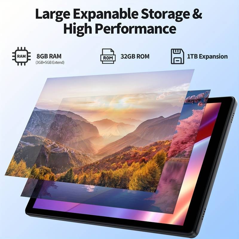 PRITOM Android 15 Tablet 10.1-Inch  A Simple, Fast & Reliable 2-in-1 Tablet for Everyday Use