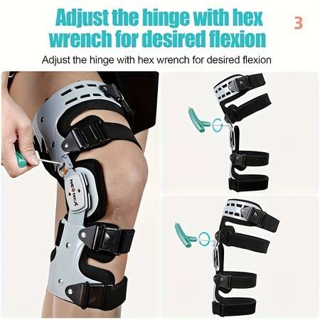NEENCA Adjustable Knee Brace Strong Stabilisation for ACL, MCL & PCL Support