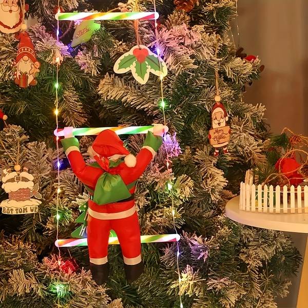 LED Christmas Ladder Light Vintage Festive Charm with Battery Box Power