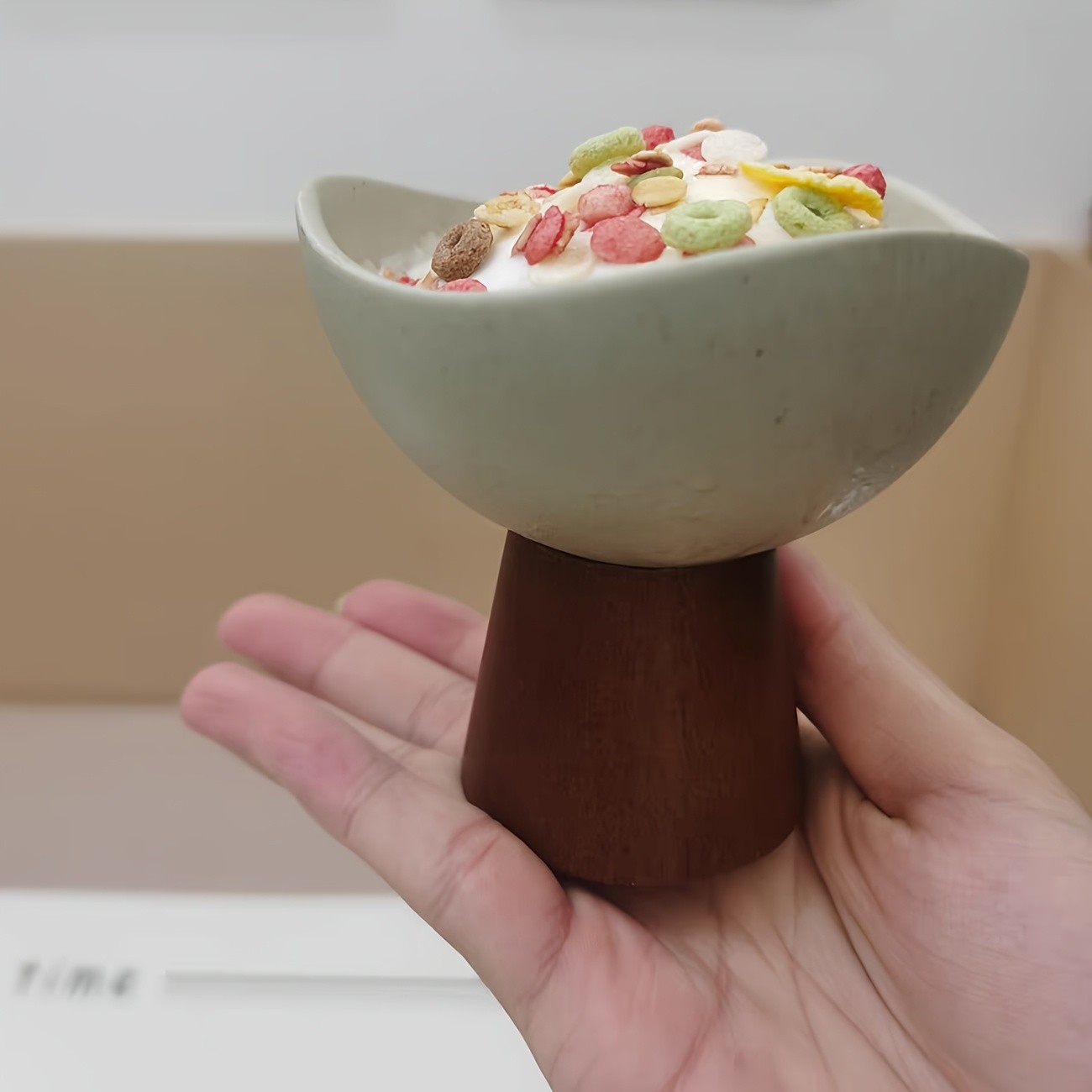 CEEFU Heart-Shaped Porcelain Dessert Bowls  Handmade Ceramic Cups for Ice Cream, Berries & Festive NZ Table Settings