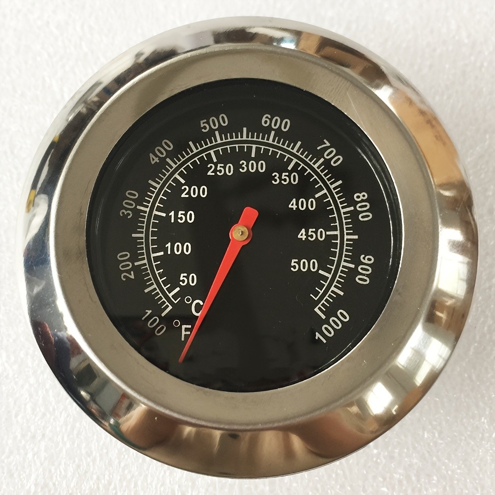 KT THERMO 7.62cm Stainless Steel Grill Thermometer  Precision BBQ & Smoker Temperature Gauge for Outdoor Cooking