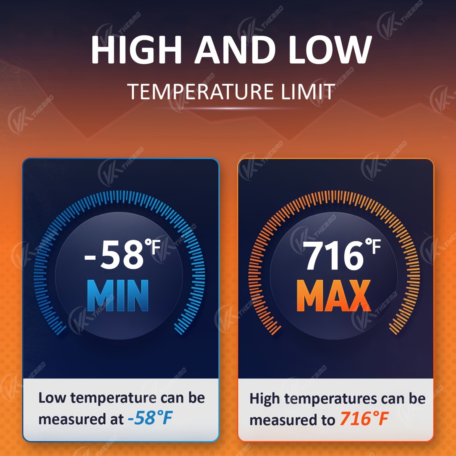 KT THERMO Non-Contact Infrared Temperature Gun  Laser Thermometer -50C to 380C for Cooking, Baking & BBQ