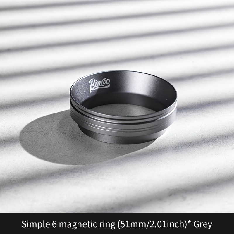 Bincoo Magnetic Espresso Dosing Funnel  Anti-Static 51mm Portafilter Ring