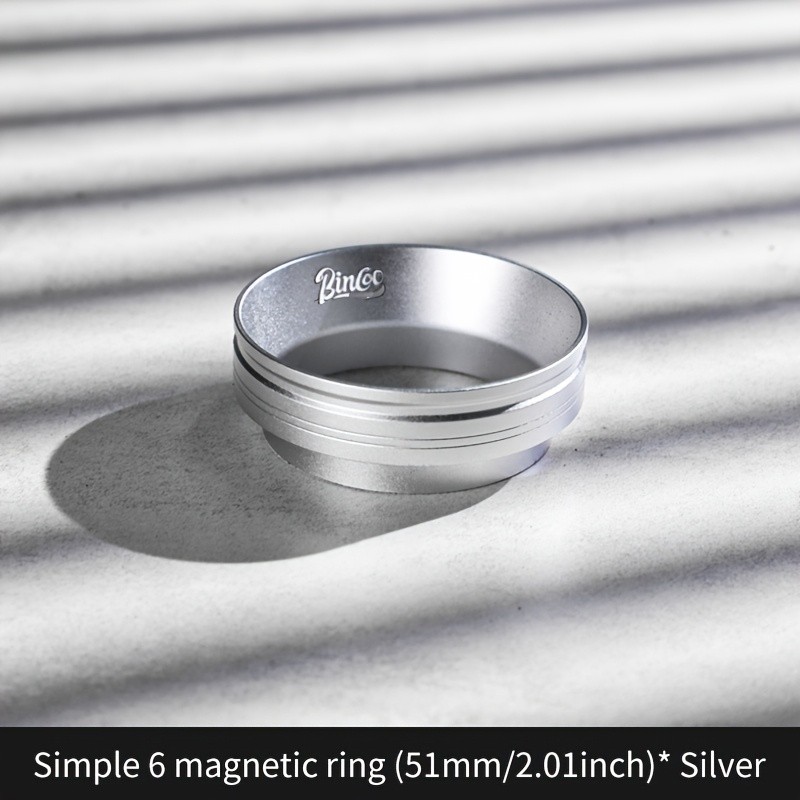 Bincoo Magnetic Espresso Dosing Funnel  Anti-Static 51mm Portafilter Ring