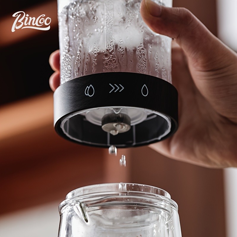 Bincoo Glass Ice Drip Coffee Pot Portable Hand-Brew Cold Extraction Utensil