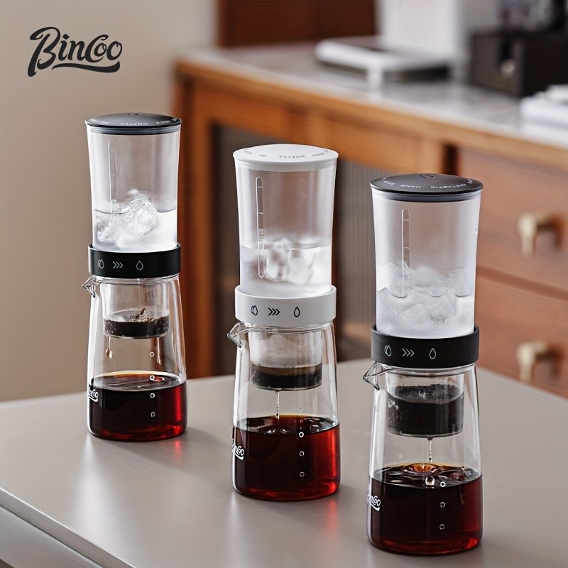 Bincoo Glass Ice Drip Coffee Pot Portable Hand-Brew Cold Extraction Utensil