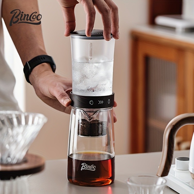 Bincoo Glass Ice Drip Coffee Pot Portable Hand-Brew Cold Extraction Utensil