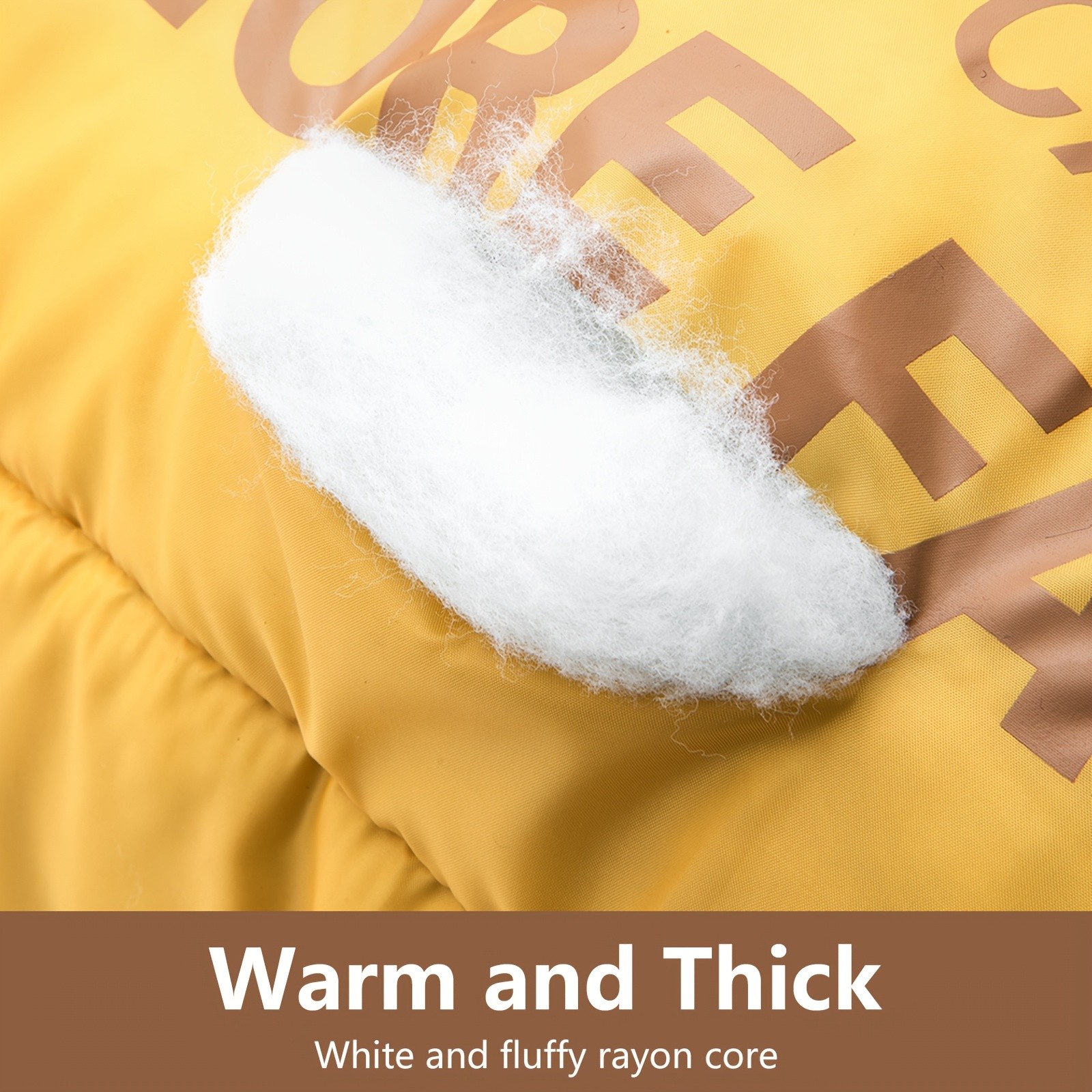 BISINNA Double Camping Sleeping Bag  Warm Thickened Outdoor Bed for Couples