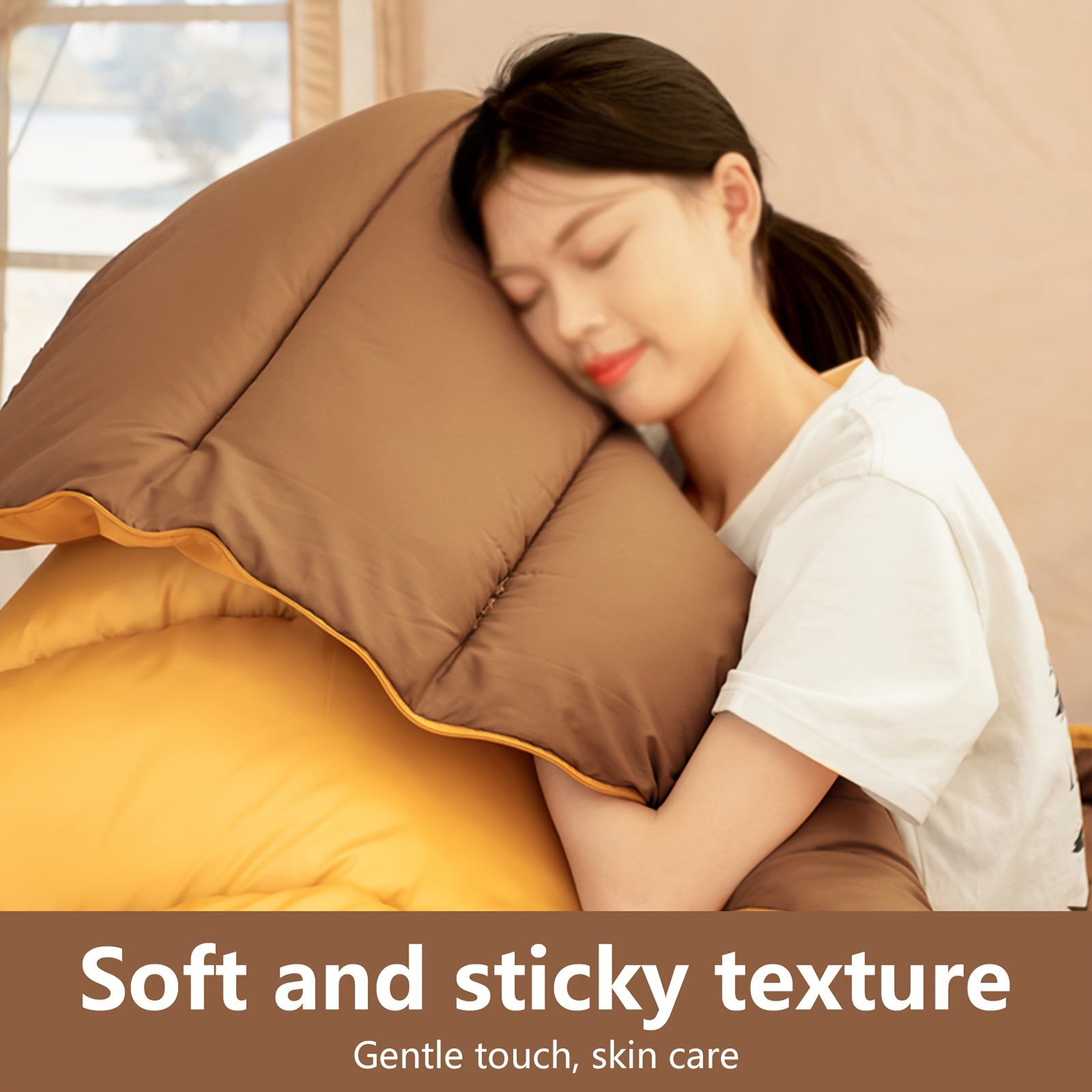 BISINNA Double Camping Sleeping Bag  Warm Thickened Outdoor Bed for Couples