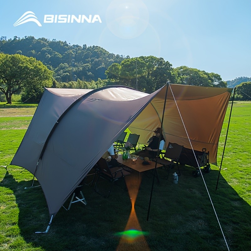 BISINNA Heavy-Duty Tunnel Canopy Tent  Portable Wind-Resistant Outdoor Shelter