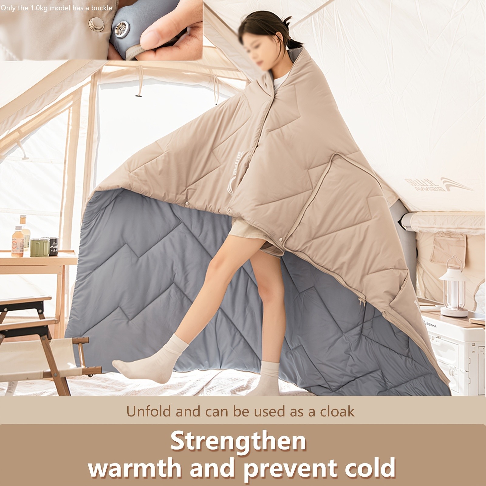 BISINNA 2-in-1 Sleeping Bag & Pillow  Lightweight Portable Polyester Travel Bag