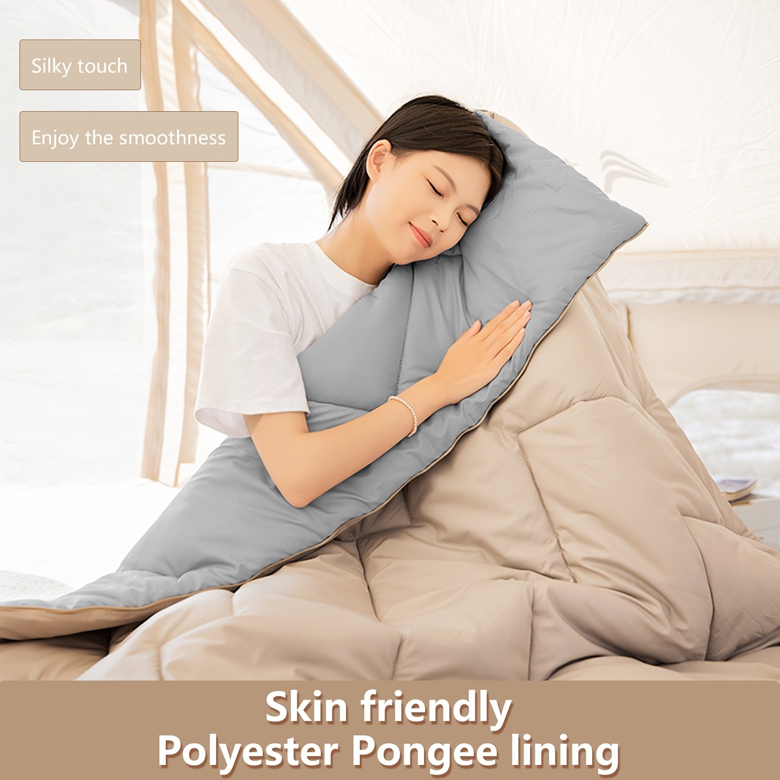 BISINNA 2-in-1 Sleeping Bag & Pillow  Lightweight Portable Polyester Travel Bag