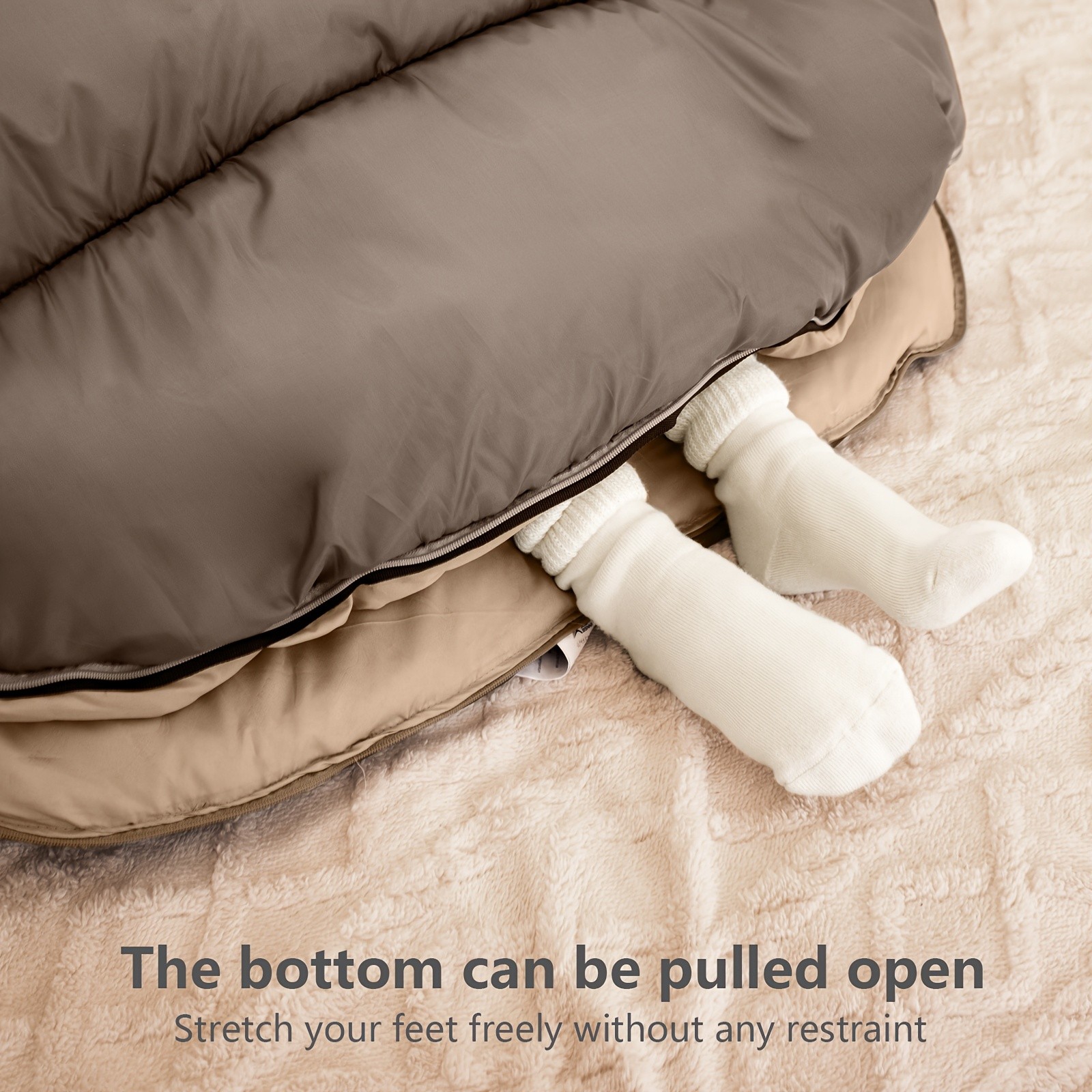 BISINNA 4-Season Portable Sleeping Bag  Lightweight Polyester Outdoor Camping Bag