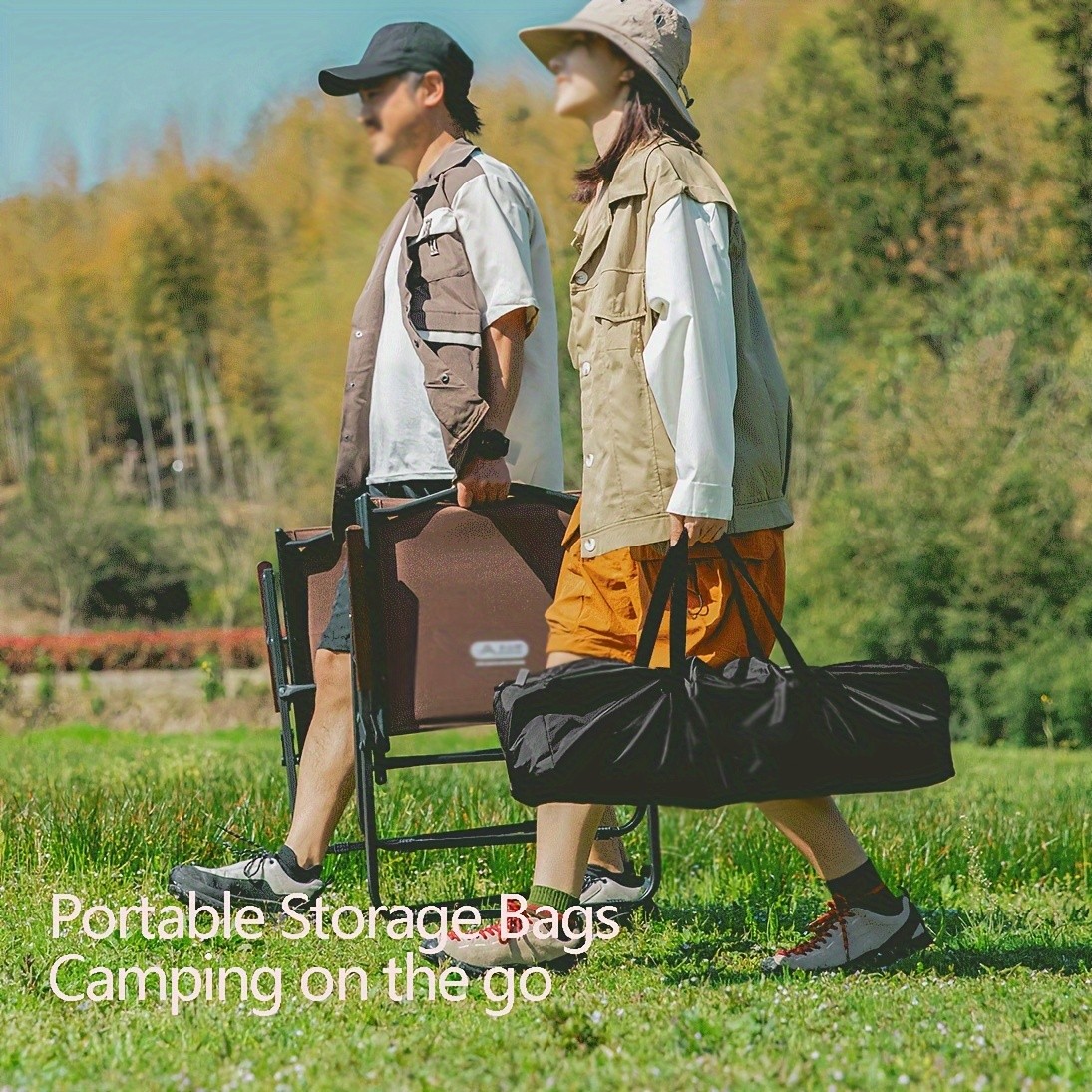 BISINNA XL Outdoor Canopy Awning  Heavy-Duty UV-Proof Tunnel Shade Shelter (Black)