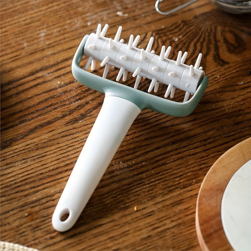 WIEZ Dough Docker & Baking Roller  Durable Plastic Tool for Perfect Pizza, Pie, and Cookie Dough Prep