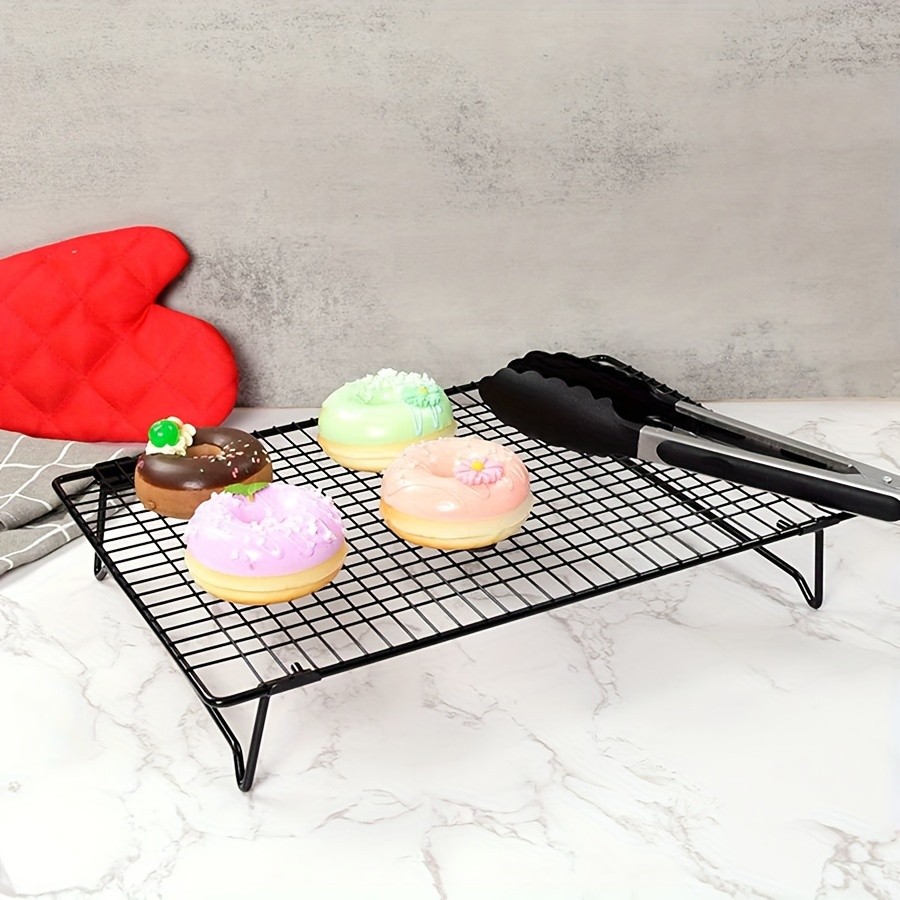 WIEZ Heavy-Duty Stainless Steel Stackable Cooling & Baking Rack  Space-Saving Oven-Safe Design for Cookies, Cakes & Pastries