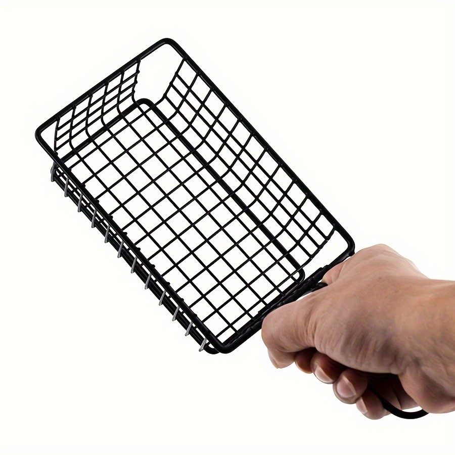 WIEZ Stainless Steel Snack & Fryer Basket  Multi-Purpose Mesh Holder for Serving, Straining & Baking