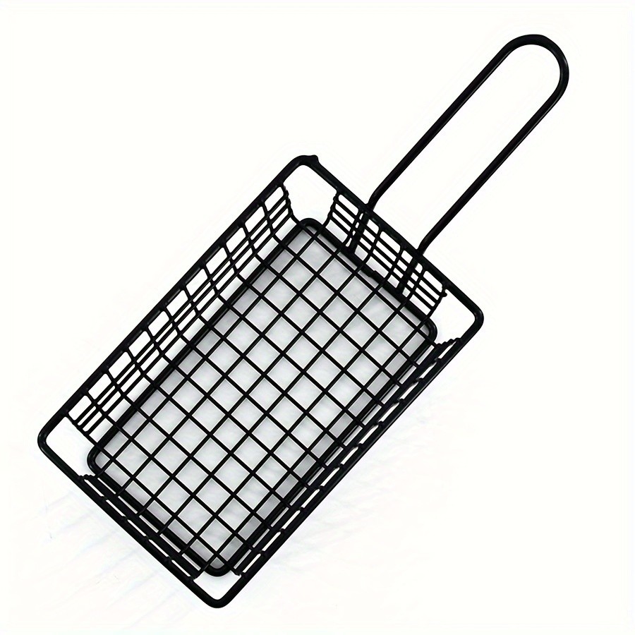 WIEZ Stainless Steel Snack & Fryer Basket  Multi-Purpose Mesh Holder for Serving, Straining & Baking