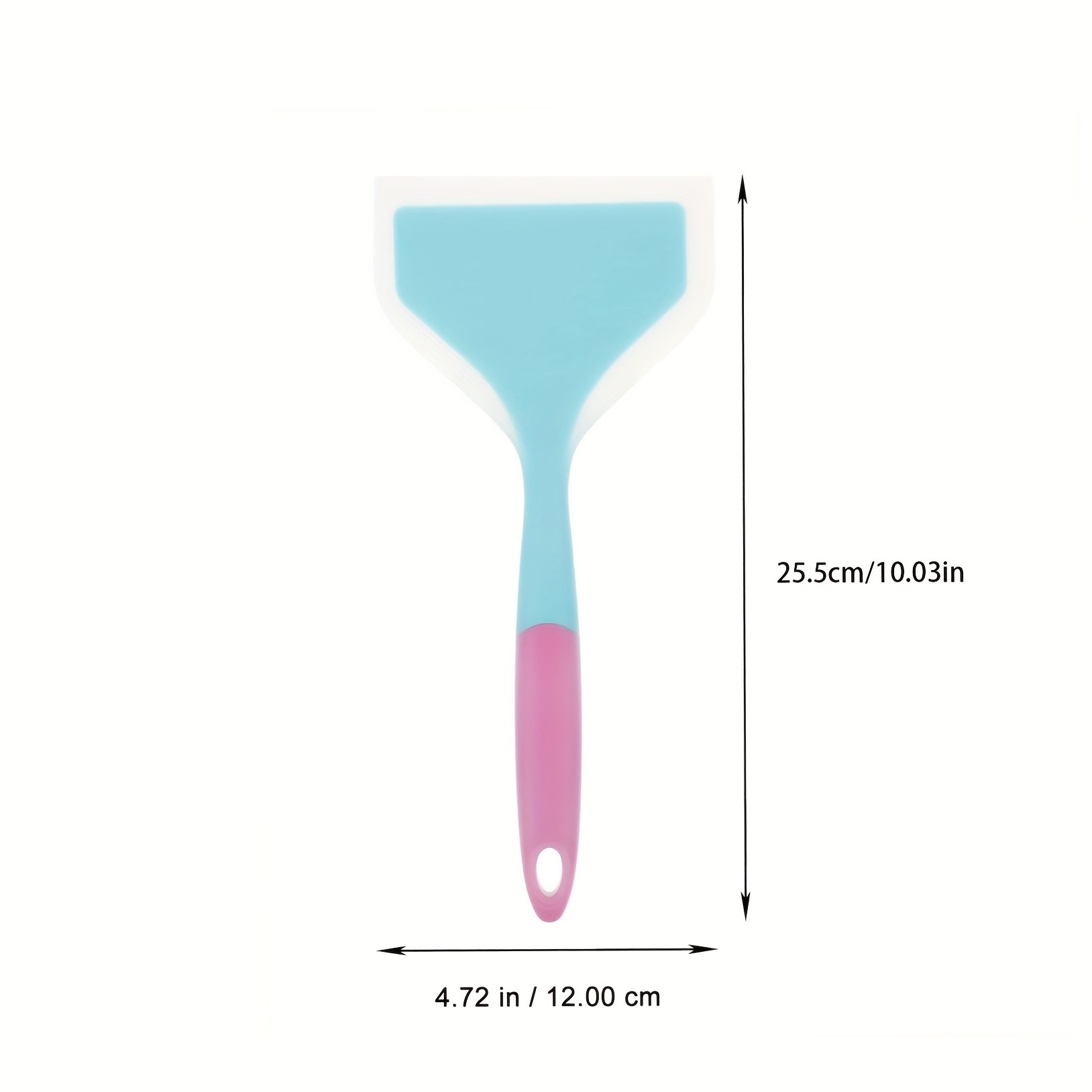 WIEZ Wide-Head Silicone Cooking Spatula  Non-Stick Heat-Resistant Tool for Pancakes, Pizza, Steaks & Daily Cooking
