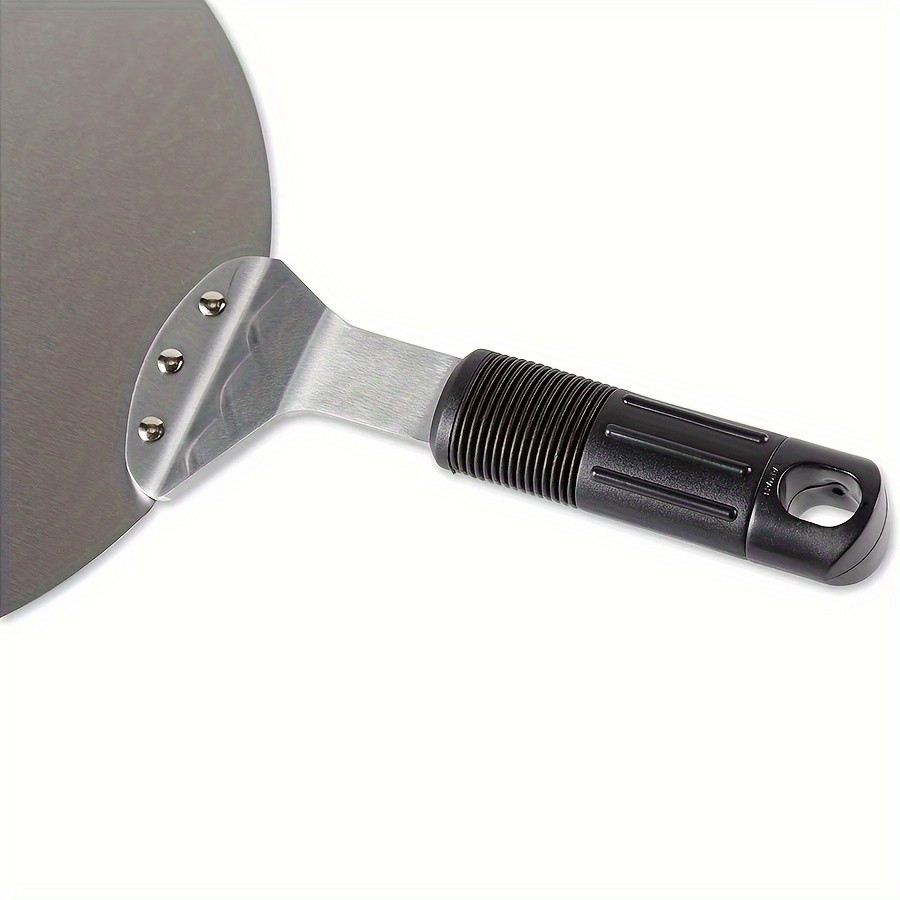 WIEZ Stainless Steel Pizza Spatula  30.5cm Non-Stick Cake Lifter with Anti-Scald Handle for Professional Baking