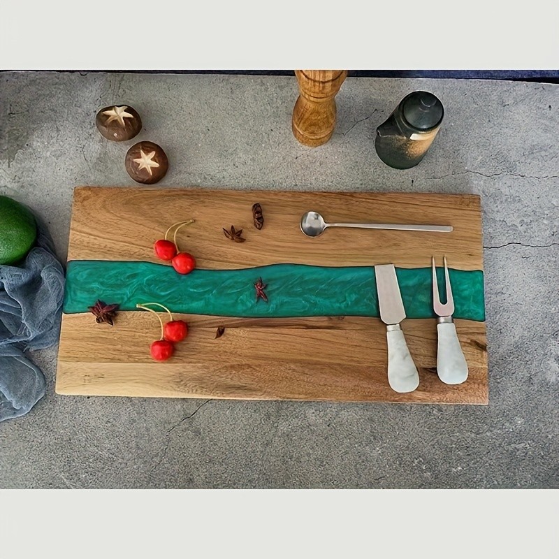 WIEZ Acacia Wood Durable Cutting Board  Crack-Resistant, Easy-Clean Board for Meat, Cheese, Bread & Fresh Produce