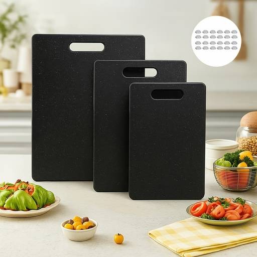Multi-Piece Anti-Slip Kitchen Cutting Board Set  Everyday Prep Made Easy