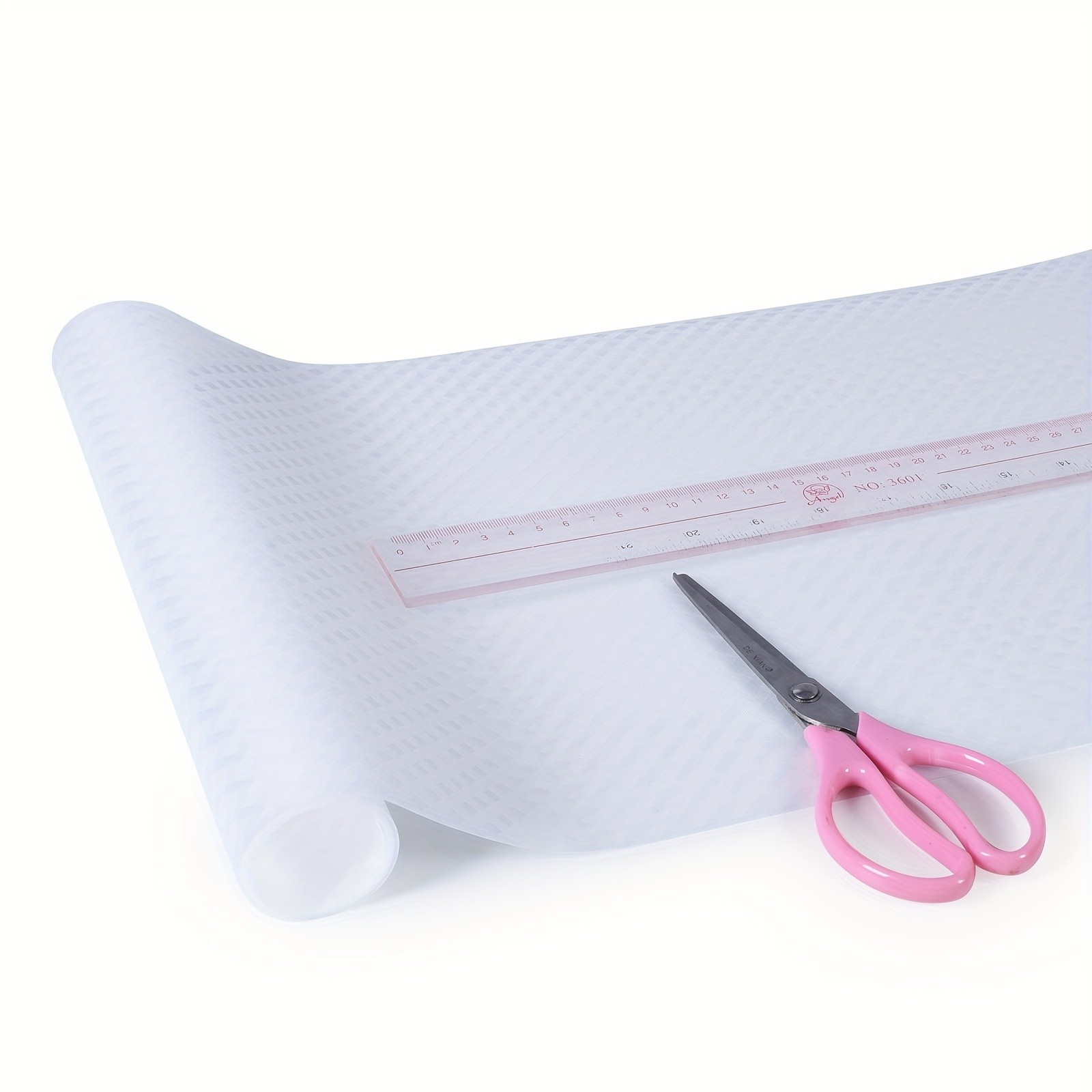 WIEZ Thickened EVA Non-Slip Liner Roll  Washable Oil-Resistant Shelf & Drawer Mat for Kitchen Storage