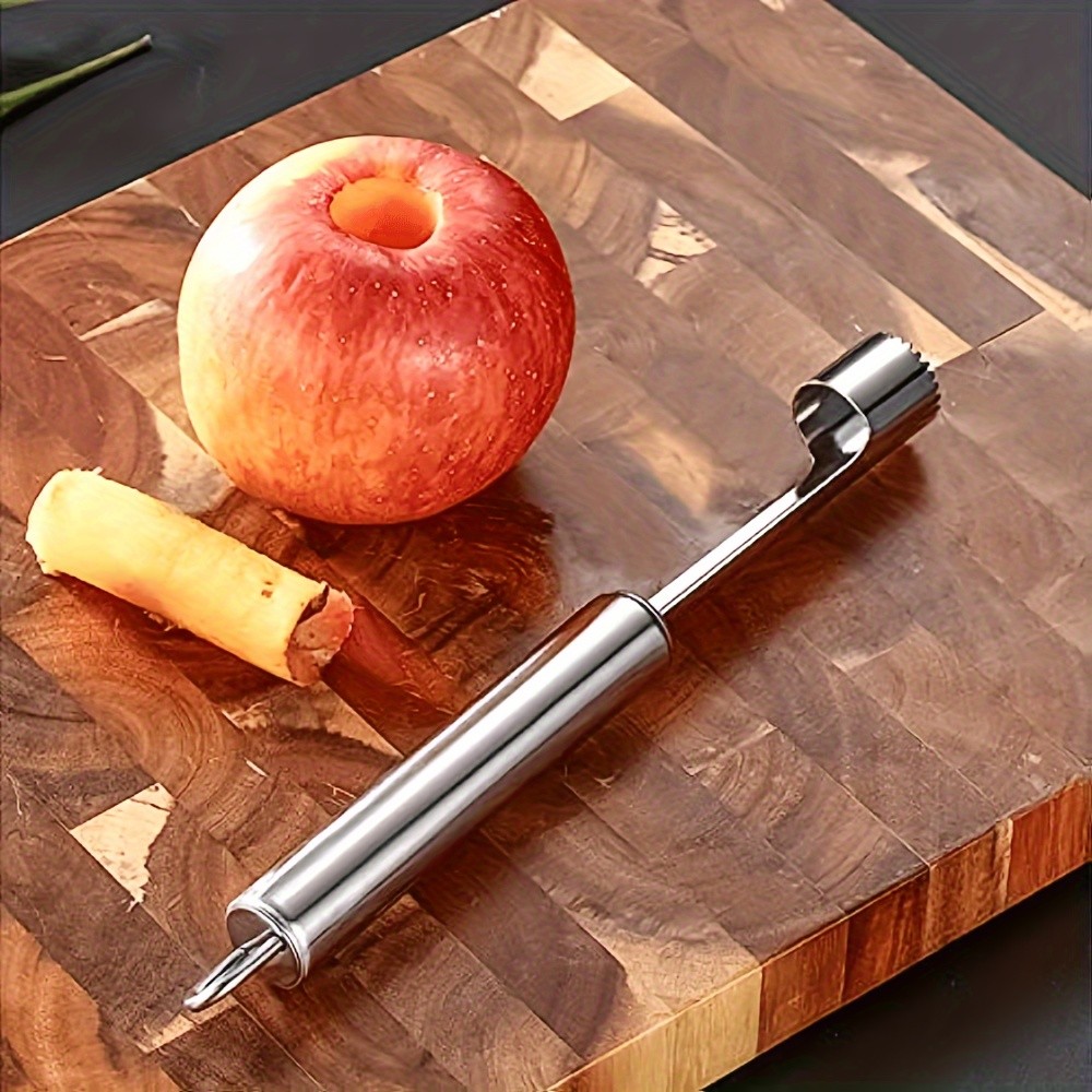 WIEZ 6-Piece Stainless Steel Fruit & Vegetable Corer Set Durable Multi-Tool Kit for Apples, Pears & Peppers