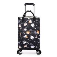 PMMJ Folding Shopping Trolley with Insulated Cooler Bag  Large Capacity, Lightweight & Multi-Functional