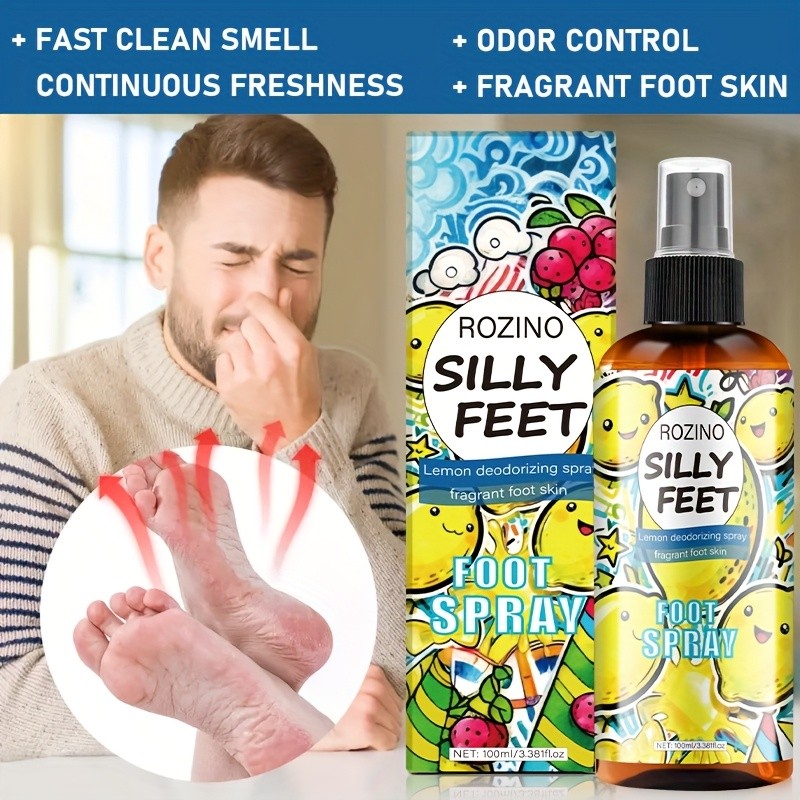 ROZINO Lemon Foot Deodorizing Spray