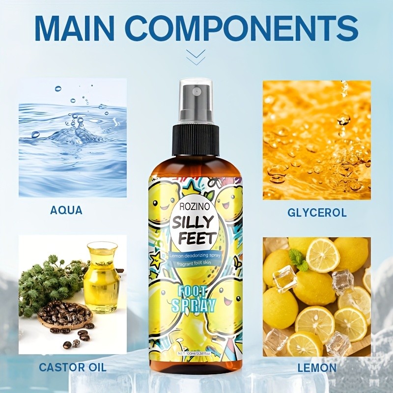 ROZINO Lemon Foot Deodorizing Spray