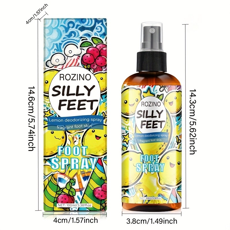 ROZINO Lemon Foot Deodorizing Spray