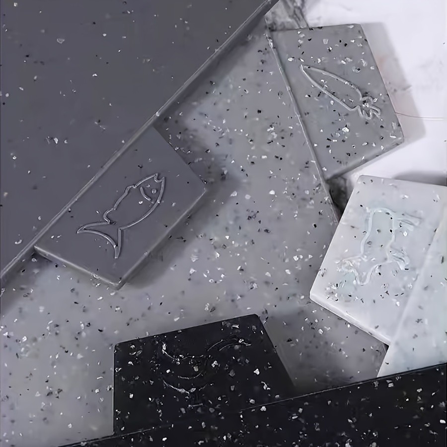 WIEZ 4-Piece Plastic Cutting Board Set  Classified Chopping Boards with ABS Base for Fruit, Meat & Everyday Food Prep