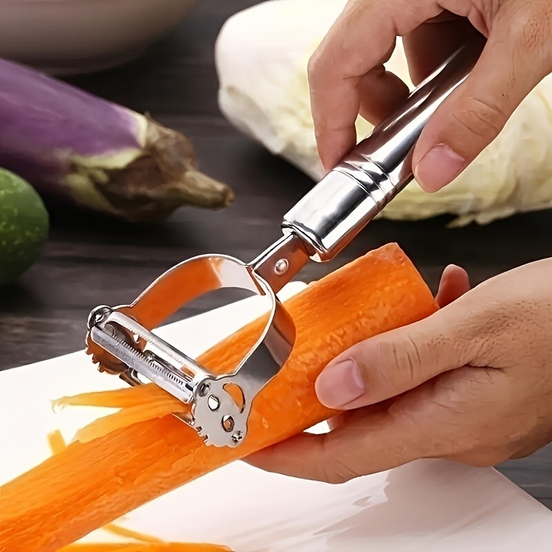LDQ Stainless Steel Fruit & Potato Grater  Versatile Manual Grating Tool for Home & Restaurant Kitchens