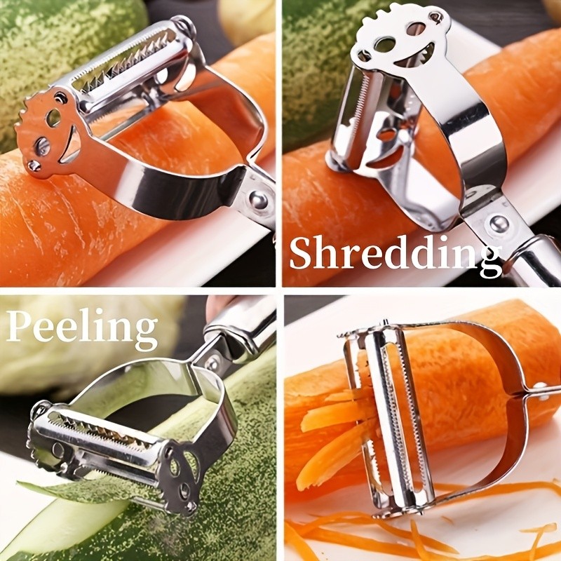 LDQ Stainless Steel Fruit & Potato Grater  Versatile Manual Grating Tool for Home & Restaurant Kitchens