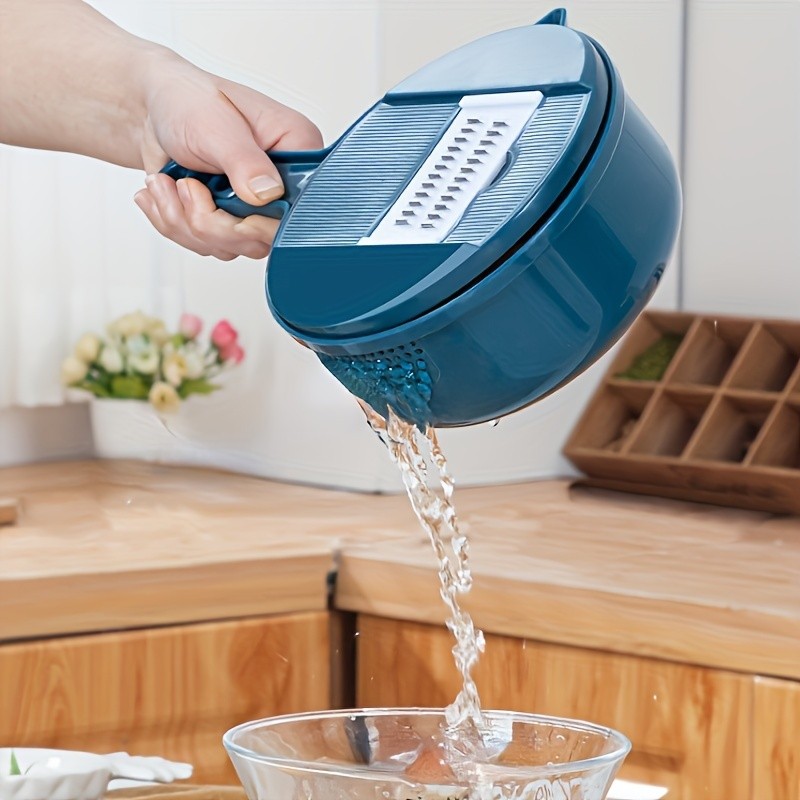 LDQ 12-in-1 Multi-Functional Vegetable Chopper  Manual Slicer, Shredder & Grater for Carrots, Potatoes & Radish