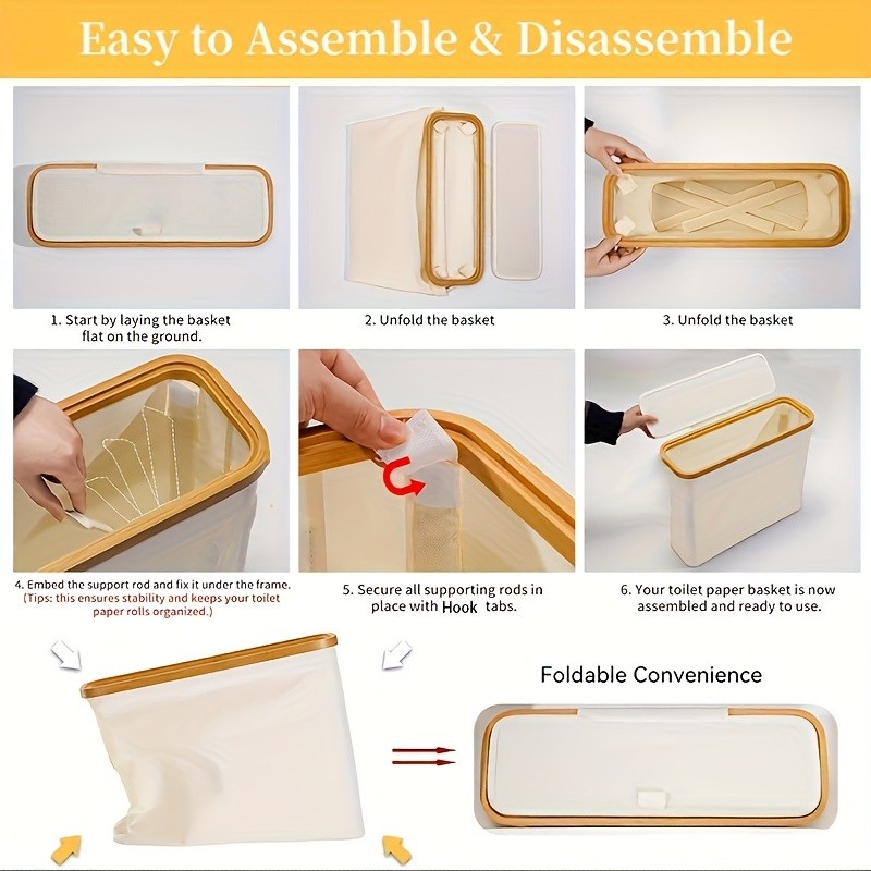 LDQ Toilet Paper Holder with Storage Basket No-Drill Multi-Roll Organizer for Home & Office Bathrooms