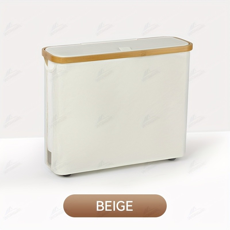 LDQ Toilet Paper Holder with Storage Basket No-Drill Multi-Roll Organizer for Home & Office Bathrooms