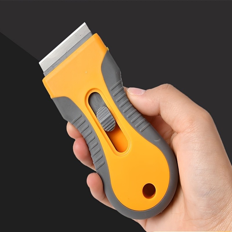 LDQ Ceramic Hob & Glass Scraper  Heavy-Duty Cleaner with 5 Stainless Steel Blades for Induction & Ceramic Cooktops