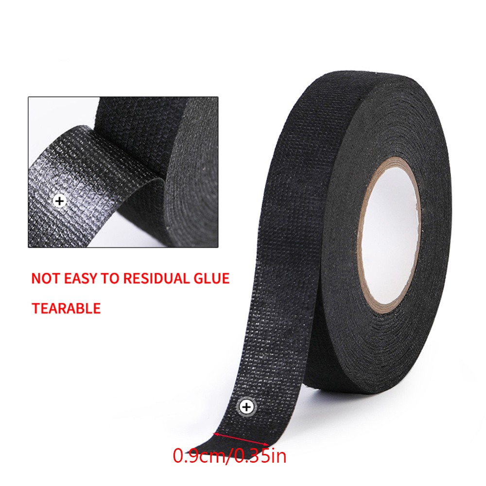 LDQ Heat-Resistant Electrical Tape  Durable Adhesive Cloth for Cable Management, Wiring Harnesses & Loom Organization